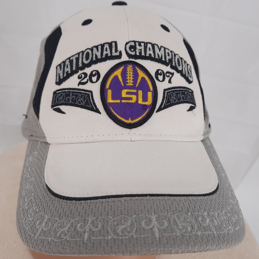 Nike LSU Tigers 2007 National Champs Hat Cap Adult Adjustable Louisiana State
